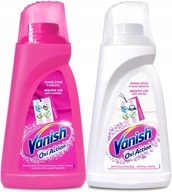 Vanish Oxi Pink White tekutý odstraňovač škvŕn 2x 1L = 2L