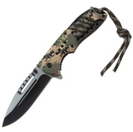 VOJENSKÝ CAMOUFLER SURVIVAL ZAKLADACÍ Nôž 21cm