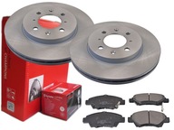 BREMBO PREDNÉ KOTOUČE, DESTIČKY, HONDA JAZZ III 258MM