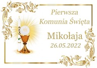 Oblátková torta COMMUNION Pre chlapca cukor potlač A4