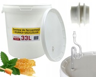 Fermentačná nádoba 33l Fermentátor s rúrou