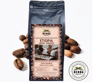 ETHIOPIA slabo dráždivá káva 1kg zŕn 100% Arabika Speciality Sidamo