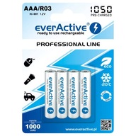 EverActive R03/AAA batérie 1000 mAh 4 ks.