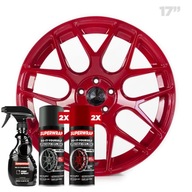 Sada pre 17" ráfiky Monza Red SUPERWRAP