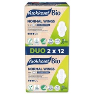 Vuokkoset NORMAL Hygienické vložky Wings 2pack 24 ks