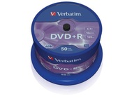 DISKY VERBATIM DVD+R 4,7 GB 50 KS