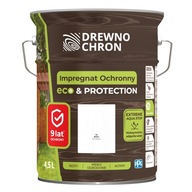 Prostriedok na ochranu dreva Impregnácia Eco&Protect biela 4,5l