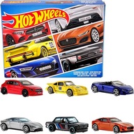 ZBERATEĽSKÁ DARČEKOVÁ SÚPRAVA HOT WHEELS 6 AUTA EURÓPSKEJ AUTOKULTÚRY