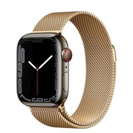 Sieťovaný milánsky náramok pre Apple Watch 1/2/3/4/5/6/7/8/9/SE 38/40/41 mm