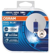 2x H11 OSRAM XENON LOOK 5000K COOL BLUE HYPER +50%