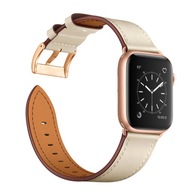 REMÍNKA NA HODINKY APPLE (SE 9 8 7 6 5 4 3 2 1) - 41 40 38 mm KOŽA IWATCH