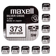 MAXELL 373 SR916SW 1,55V 10KS BATÉRIE