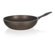 Tradičná HLUBOKÝ WOK PAN hnedá ŽULA 28cm