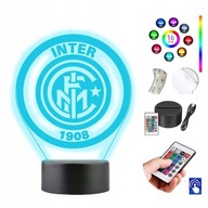 Stolná lampa Inter Milan, 16 farieb. LED PLEXIDO