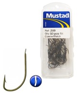 Mustad 209 háčiky 50 ks. veľkosť: 4 HNEDÁ