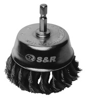 S&R Drôtená kefa 75 mm. oceľový drôt