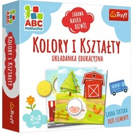 Farby a tvary ABC Toddler vzdelávacie puzzle