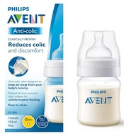 AVENT klasická antikoliková fľaša 125ml 0m+