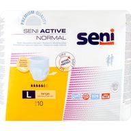 SENI ACTIVE Normal L, 10 ks. - Elastické savé nohavičky, kontrola zápachu