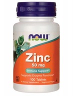 Now Foods Zinc 50mg zinok imunita 100 tabliet