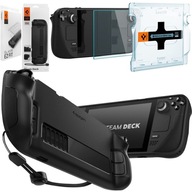 Puzdro SPIGEN Rugged Armor + sklo EZ FIT pre STEAM DECK OLED / LCD