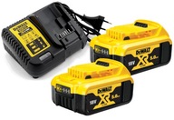 Súprava napájacieho zdroja Dewalt DCB115P2 2x 5Ah DCB184