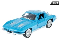 Model 1:32, RMZ 1963 Chevrolet Corvette Stingray delené okno, modré