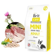 BRIT CARE BEZZRNNÉ DOSPELÉ MINI JAHNIČNÉ KRMIVO PRE MALÉ PSY S JAHŇAČKOU 2 KG