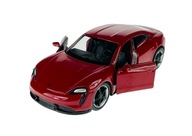 WELLY PORSCHE TAYCAN TURBO S RED 1:34 NOVINKA