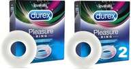 Prsteň DUREX PLEASURE DLHŠIE EREKCIA 2 ks