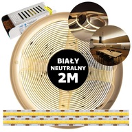 COB LED pásik súvislý neónový s neutrálnym bielym napájaním 12V 2M