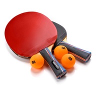 Súprava na stolný tenis Ping-pong 2 rakety 3 loptičky Meteor Mistral