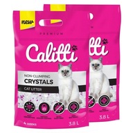 CALITTI CRYSTALS SILIKÓNOVÁ PODSTIELKA PRE MAČKU 2x3,8L