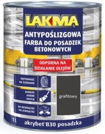 FARBA AKRYBET B30 PODLAHOVÝ GRAFIT LAKMA 1L