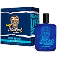 REBEL MEN FREE SPIRIT toaletná voda, 100 ml