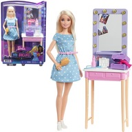 BARBIE BIG CITY DREAMS MODEL BÁBIKA Toaletný stolík AKC.