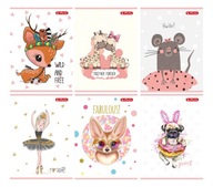 NOTEBOOK A5 32K HERLITZ CUTE LINE BALENIE 10ks