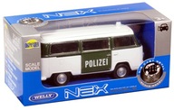 WELLY METAL AUTO VW VOLKSWAGEN T2 BUS DODÁVKA 1972