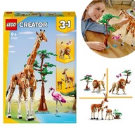 LEGO CREATOR WILD SAFARI ZVIERATÁ ŽIRAFA LEV FLAMING 3v1 31150