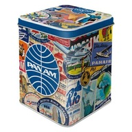 Pan Am Travel Tea Tin Travel Trip