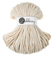 Bavlnená šnúrka PREMIUM 5 mm NATURAL pre Macrame Bobbins