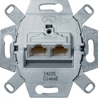 BERKER Počítačová zásuvka 2xRJ45 kat.6e mechanizmus