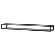 IKEA LINDASEN Výstavná polica, 75 cm, ANTRACITOVÁ