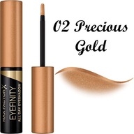 MAX FACTOR EYEFINITY LIQUID EYESHADOW 02 PRECIOUS GOLD