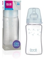 LOVI BOTANIC SKLENENÁ FĽAŠA 250ml cumlík 3m+