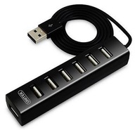 USB hub Unitek Y-2160 7xUSB 2.0 čierny