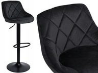 LOFT BLACK VELOUR OTOČNÁ TYČ HOKER