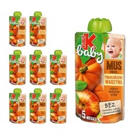 Kubuś Baby Orange Vegetables Mousse 9 x 100 g