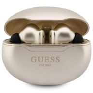 Bluetooth slúchadlá Guess GUTWST50ED TWS + dokovacia stanica - zlatá Classic