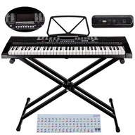 Klávesnica Klavírny organ MK-2102 STAND 61k USB MP3